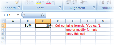 Excel Workbook Compiler hidden formula